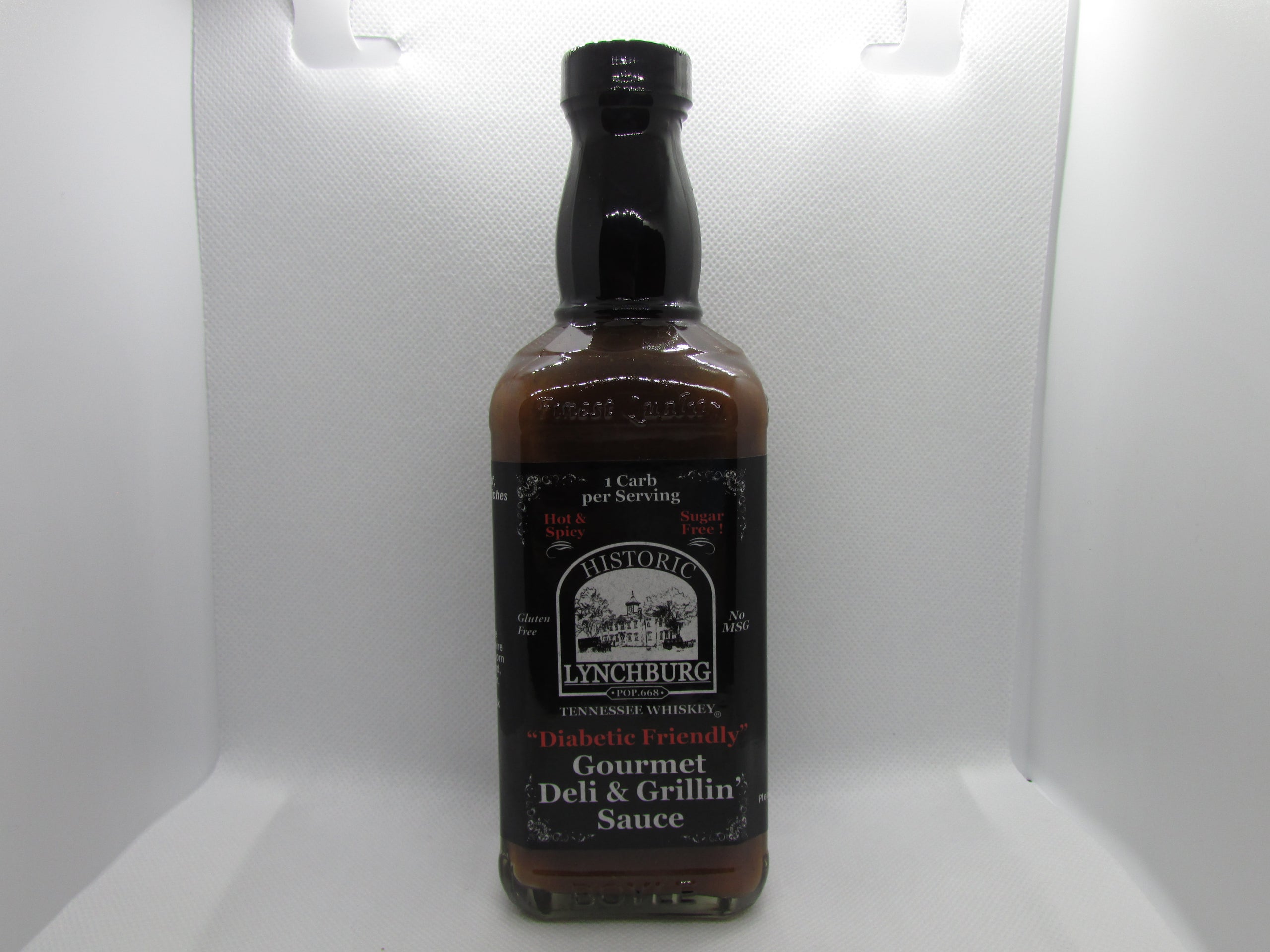 Lynchburg, Diabetic Friendly Hot & Spicy Gourmet Deli & Grillin Sauce